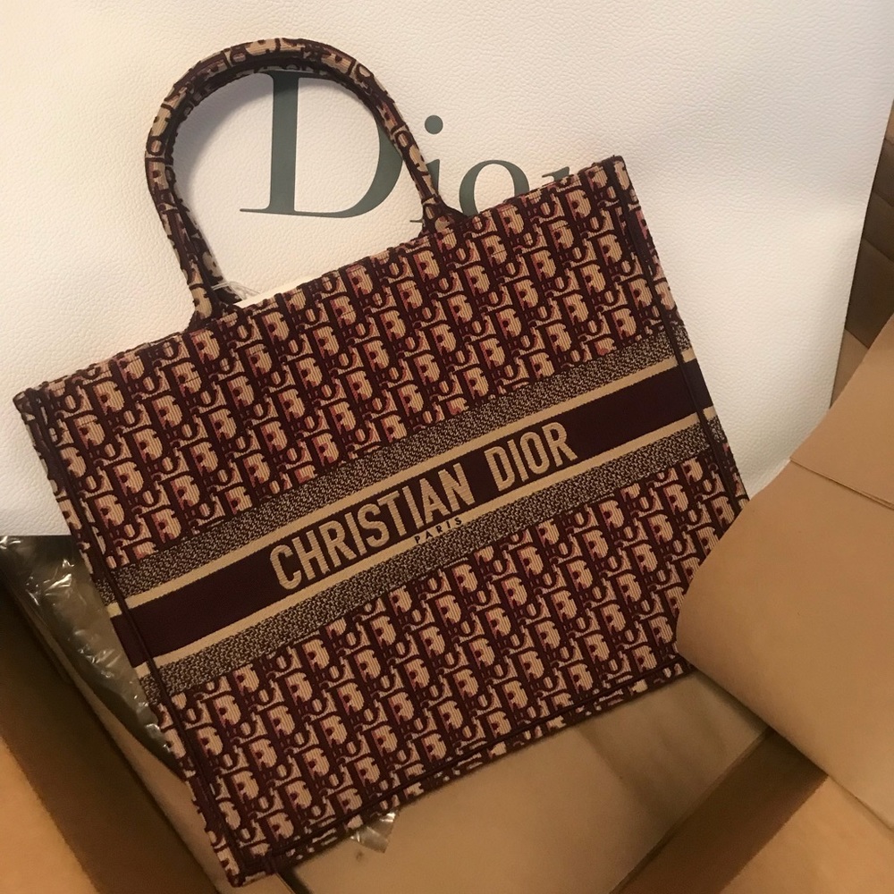 Dior book tote